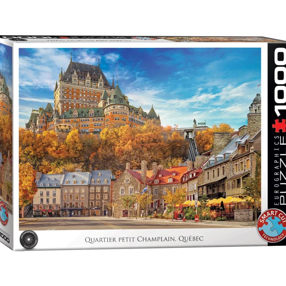 Puzzle 1000 pièces : Quartier Petit Champlain - Eurographics
