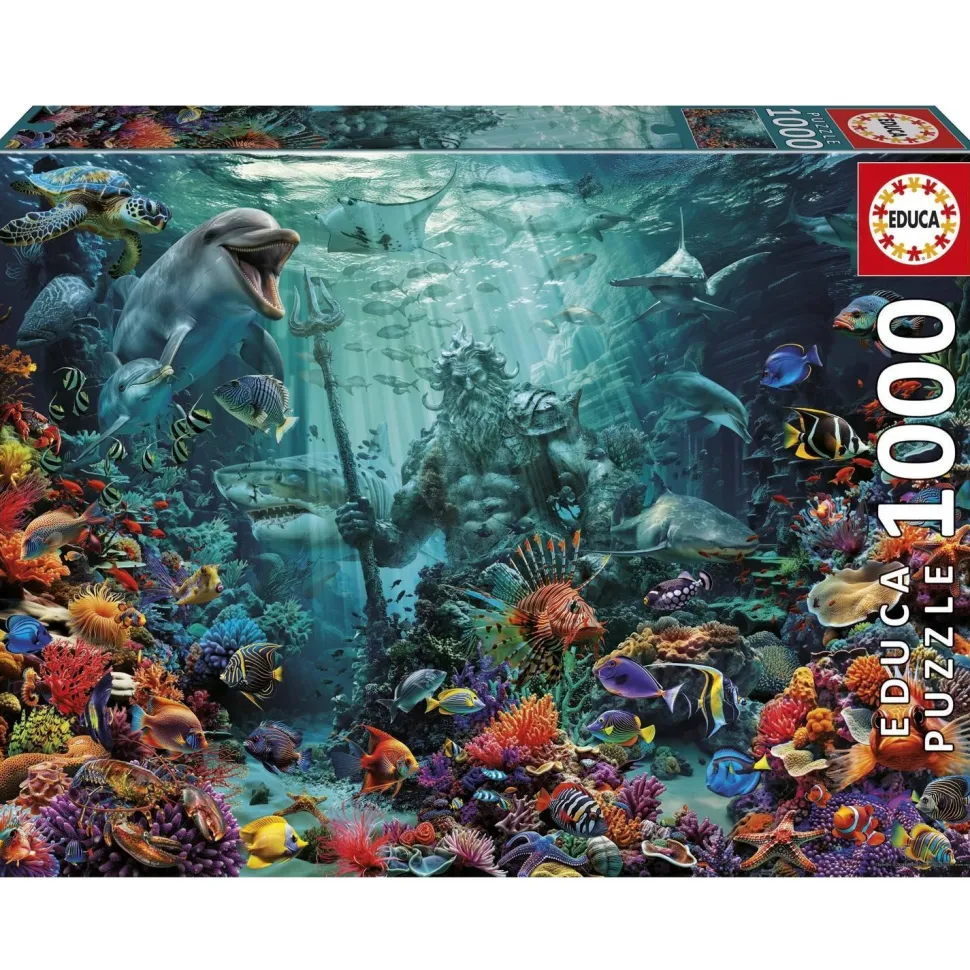Puzzle 1000 pièces : RÉCIF DE CORAIL POSÉIDON - Educa