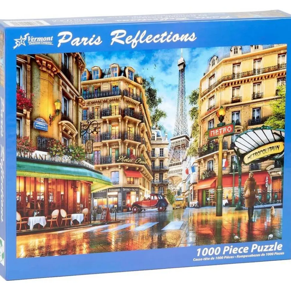 Puzzle 1000 pièces : Reflets de Paris - Vermont Christmas Company