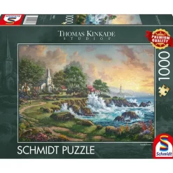 Puzzle 1000 pièces : Refuge au bord de la mer - Schmidt