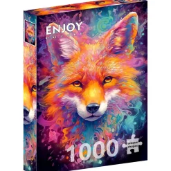 Puzzle 1000 pièces : Renard Ardent - EnjoyPuzzle