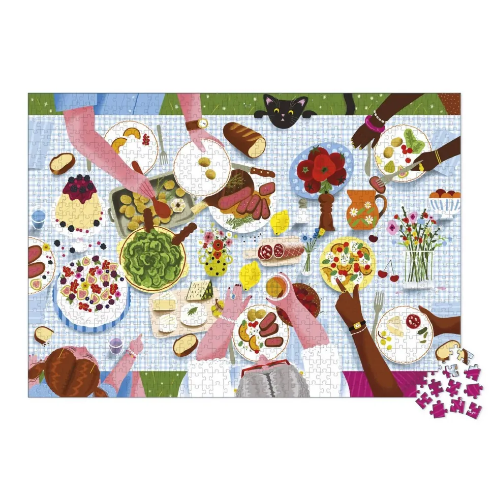 Puzzle 1000 pièces : Repas De Famille - Janod