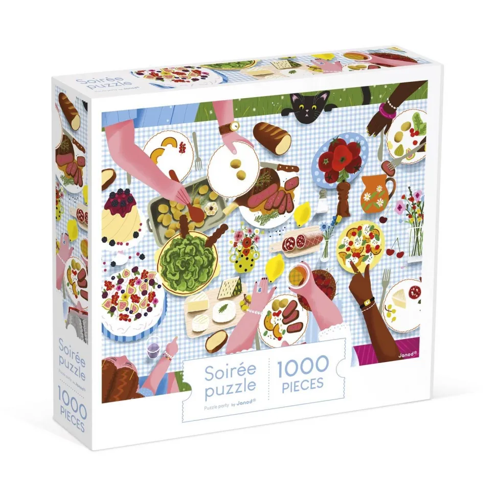 Puzzle 1000 pièces : Repas De Famille - Janod