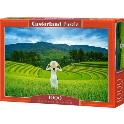 Puzzle 1000 pièces : Rizières au Vietnam - Castorland