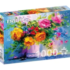Puzzle 1000 Pièces : Roses - EnjoyPuzzle