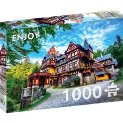 Puzzle 1000 pièces : Résidence Royale, Sinaia, Roumanie - EnjoyPuzzle
