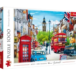 Puzzle 1000 pièces : Rue de Londres - Trefl