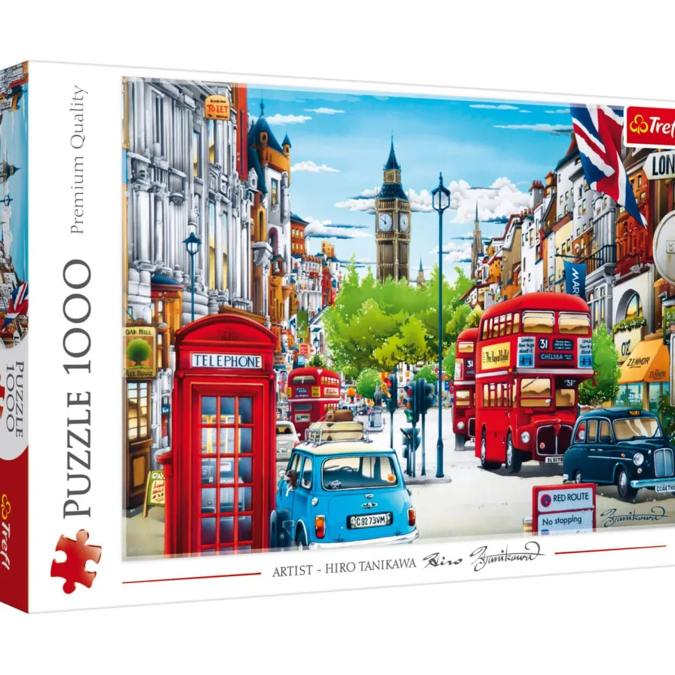 Puzzle 1000 pièces : Rue de Londres - Trefl