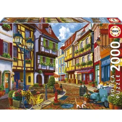 Puzzle 2000 pièces : Rue Radieuse - Educa