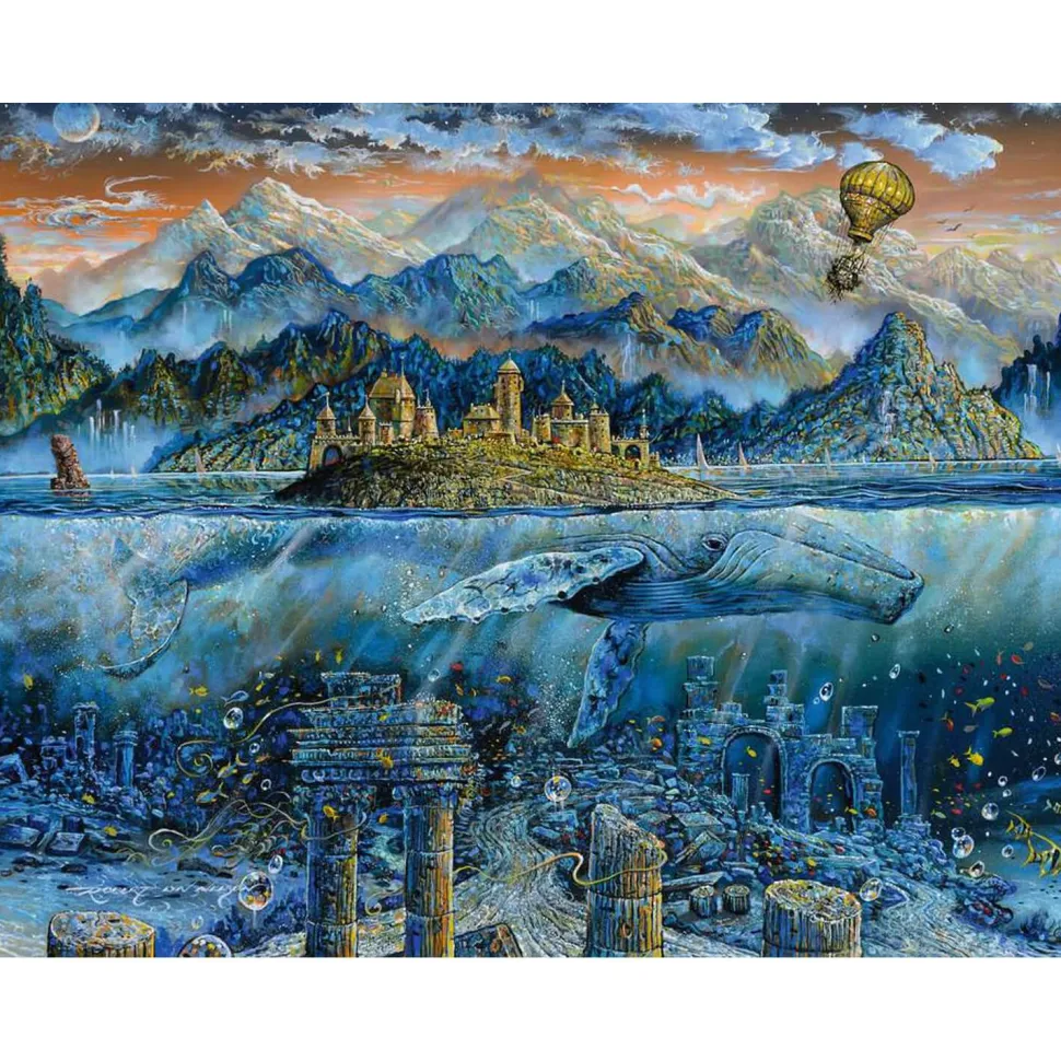 Puzzle 2000 pièces : Sage baleine - Ravensburger