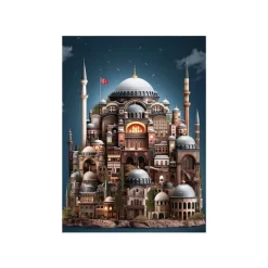 Puzzle 1000 pièces : Sainte-Sophie - Anatolian