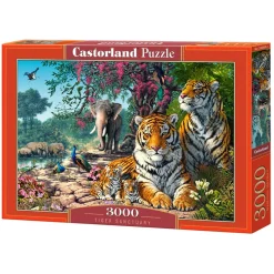 Puzzle 3000 pièces : Sanctuaire du tigre - Castorland