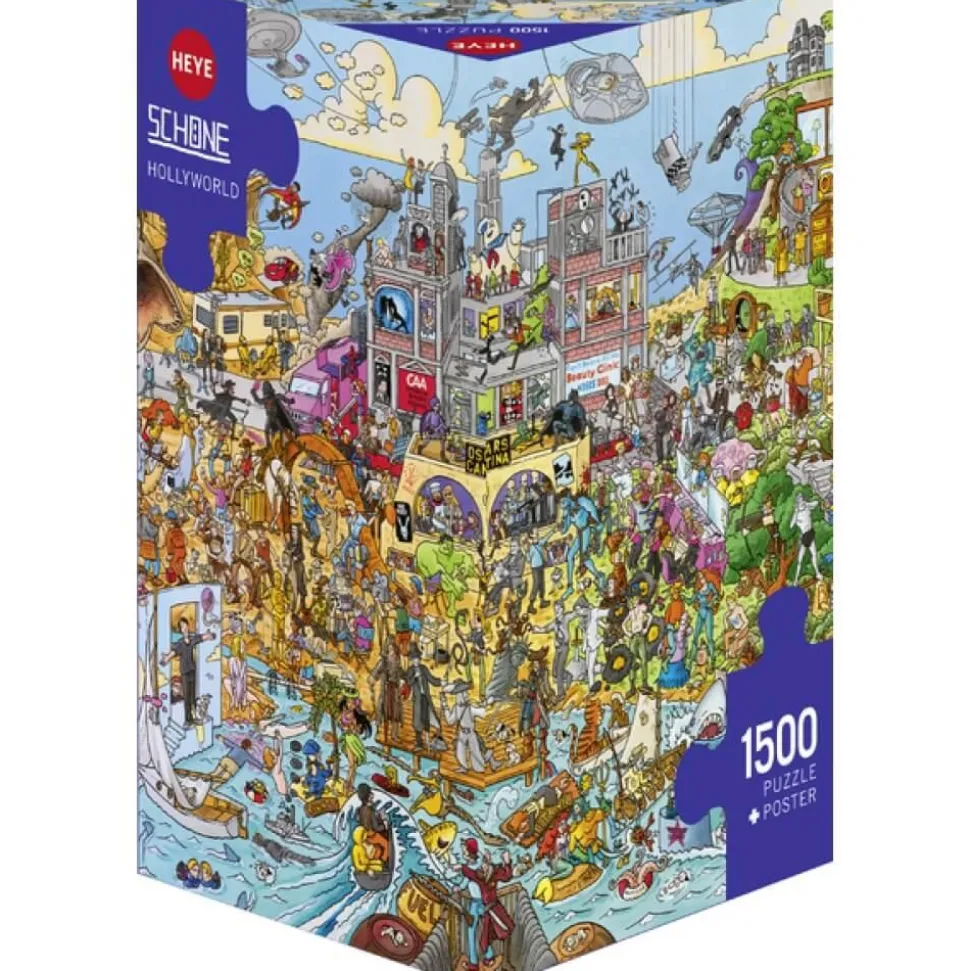 Puzzle 1500 pièces : Schone : Hollyworld - Heye