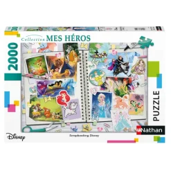 Puzzle 2000 pièces : Scrapbooking Disney - Nathan