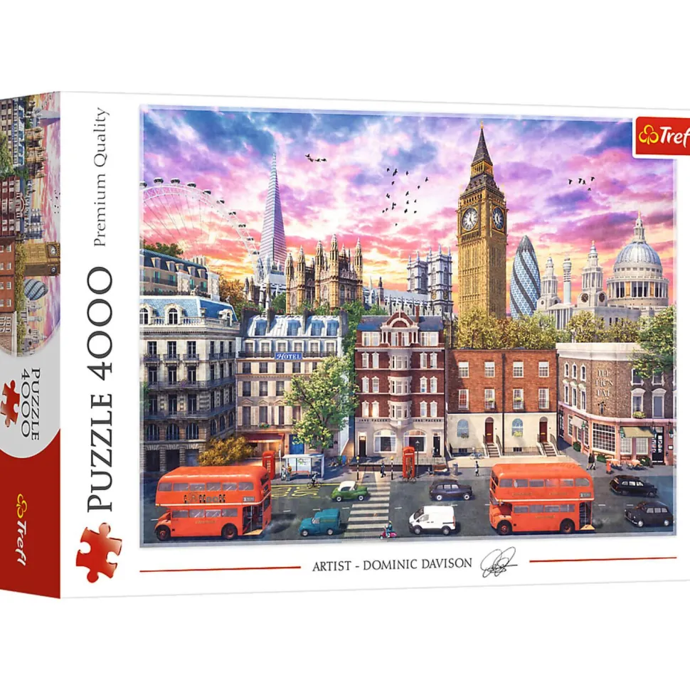 Puzzle 4000 pièces : Se promener dans Londres - Trefl