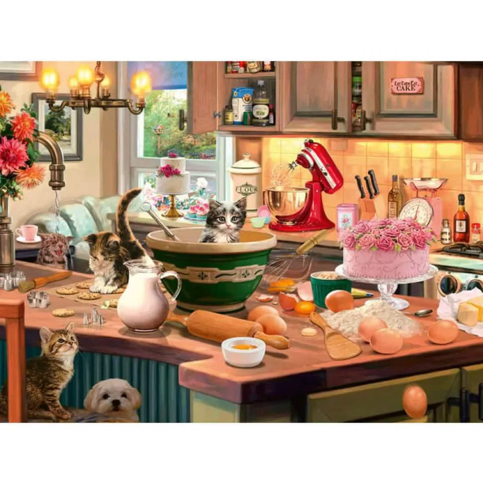 Puzzle 1000 pièces : Secret Puzzle : La table de la cuisine - Schmidt