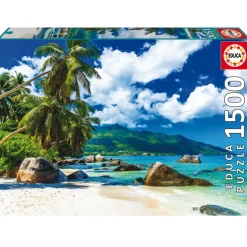 Puzzle 1500 pièces : Seychelles - Educa
