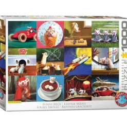 Puzzle 1000 pièces : Souris rigolotes - Eurographics