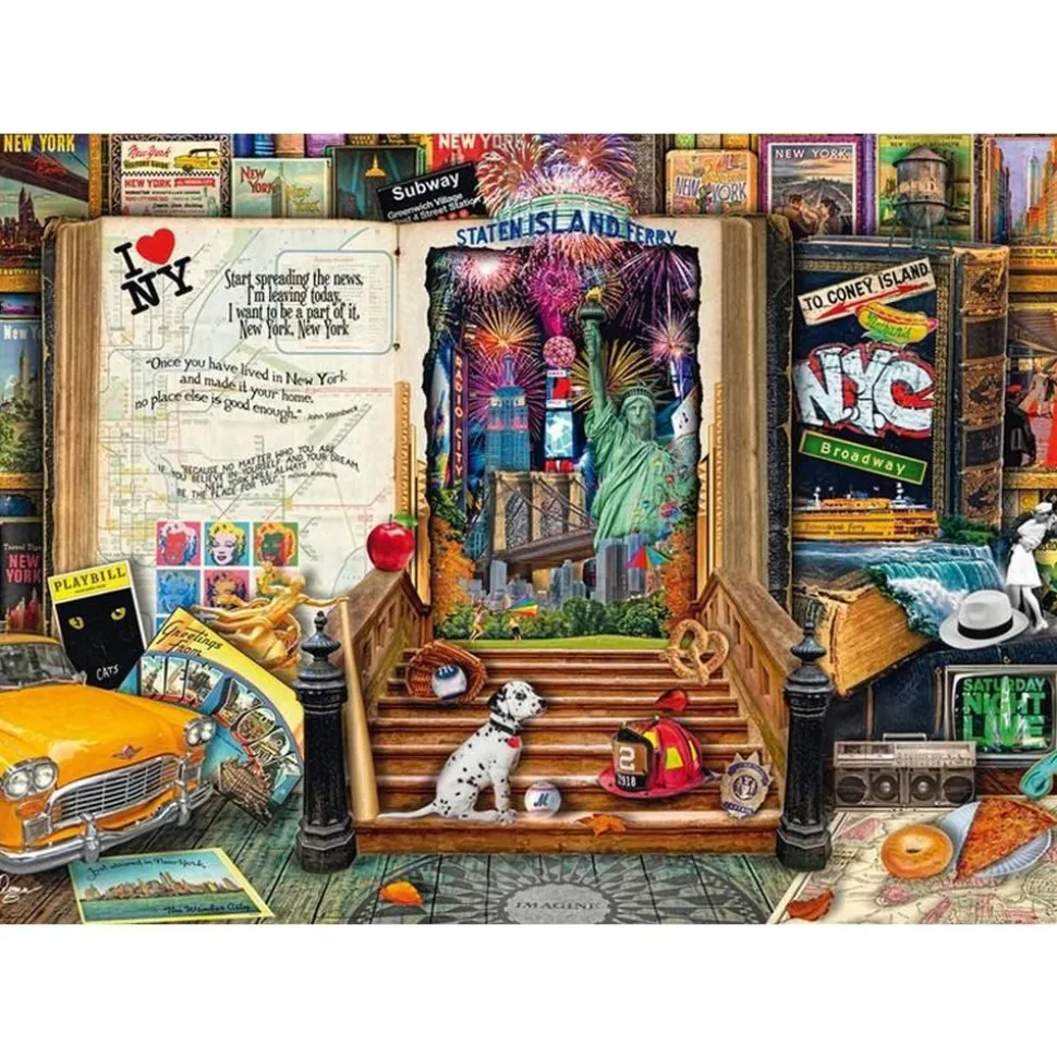 Puzzle 1000 pièces : Souvenirs de New York - Schmidt