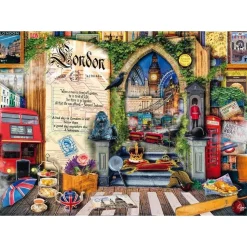 Puzzle 1000 pièces : Souvenirs de Londres - Schmidt