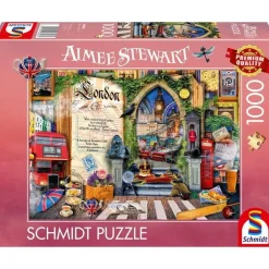 Puzzle 1000 pièces : Souvenirs de Londres - Schmidt