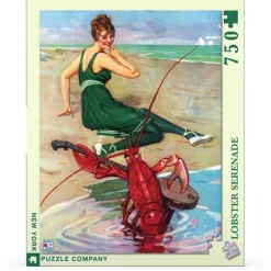 Puzzle 750 pièces : sérénade autour du homard - New York Puzzle Company