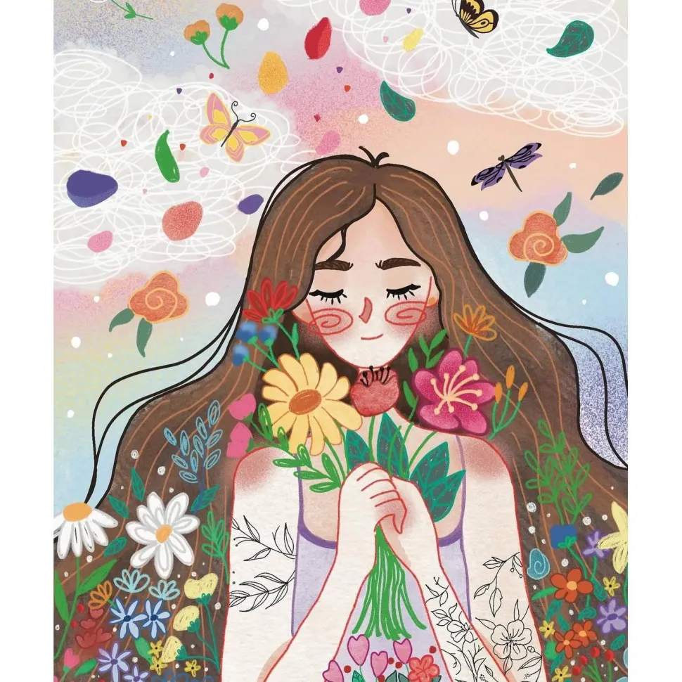 Puzzle 500 pièces : Sérénade fleurie - Olleo