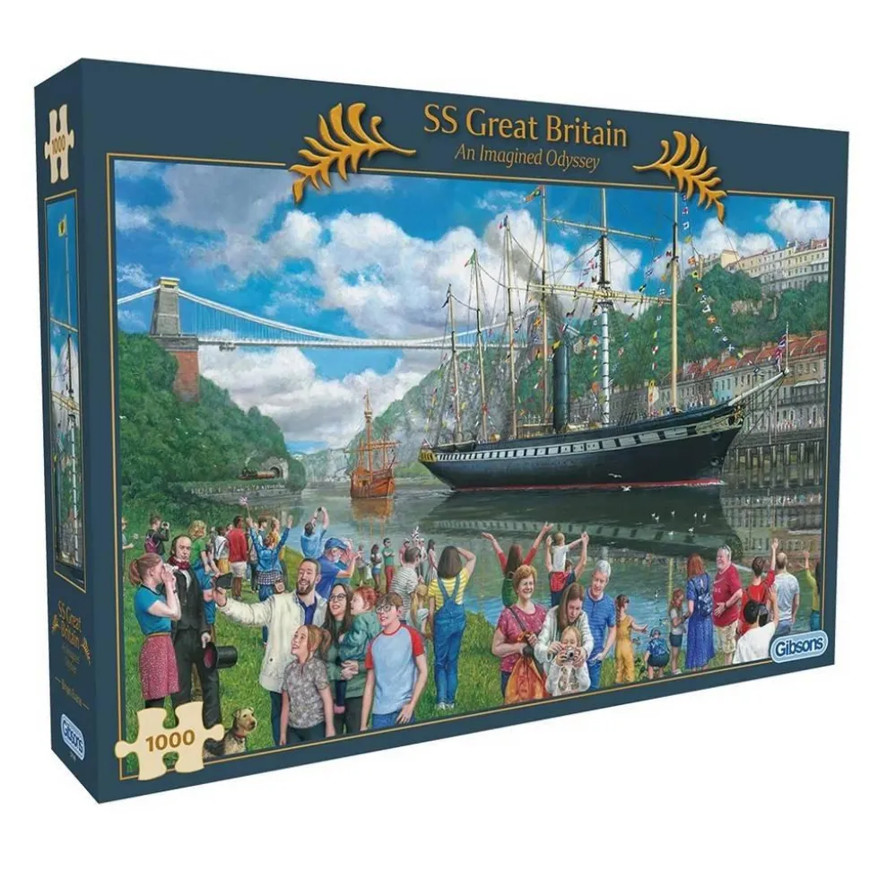 Puzzle 1000 pièces : SS Great Britain - Une odyssée imaginaire - Gibsons
