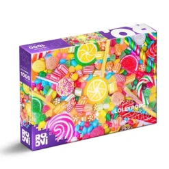 Puzzle 1000 pièces : Sucettes - DToys
