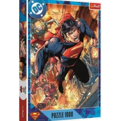 Puzzle 1000 pièces : Superman en action - Trefl