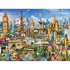 Puzzle 2000 pièces : Symboles d'Europe - Educa