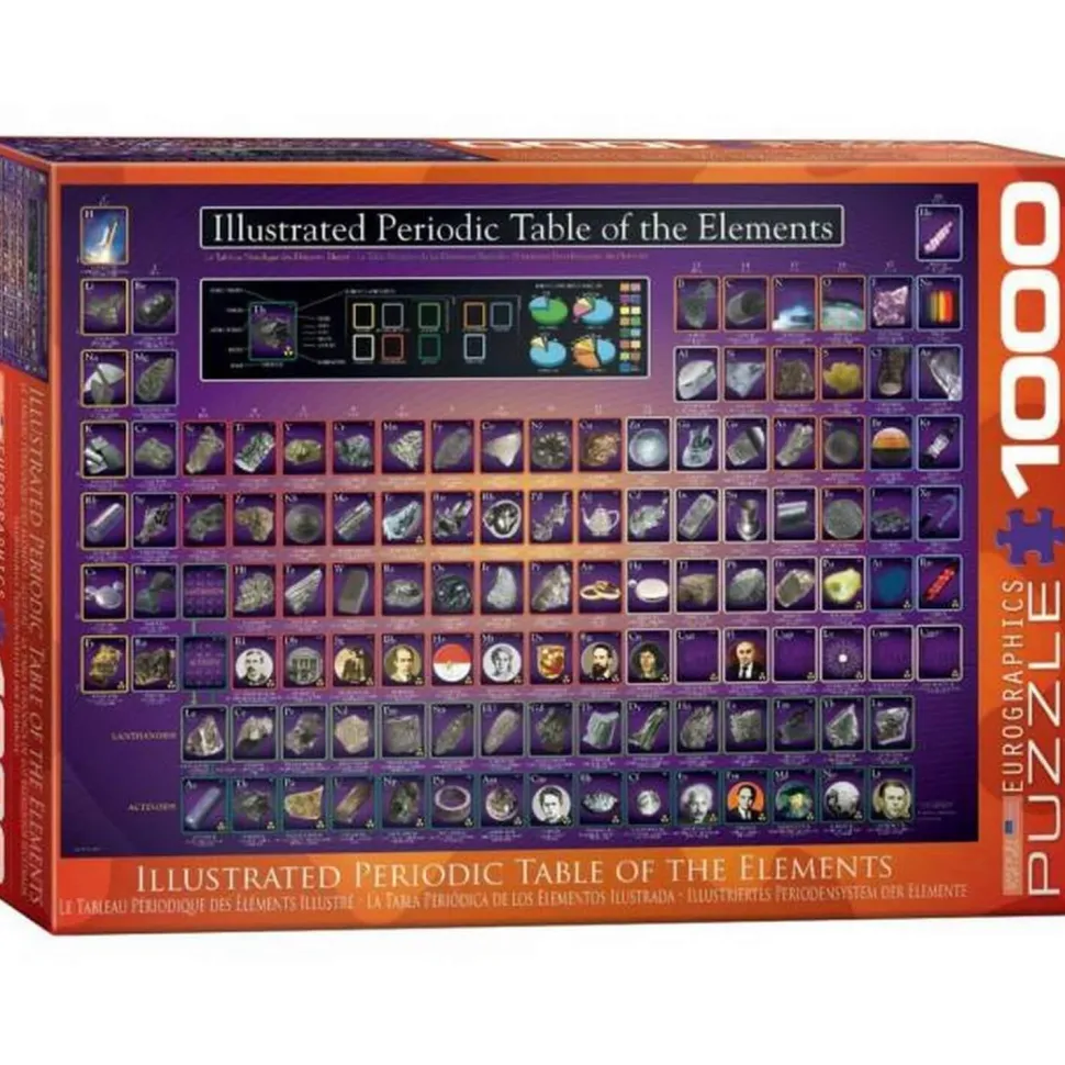 Puzzle 1000 pièces : Tableau périodique des éléments - Eurographics