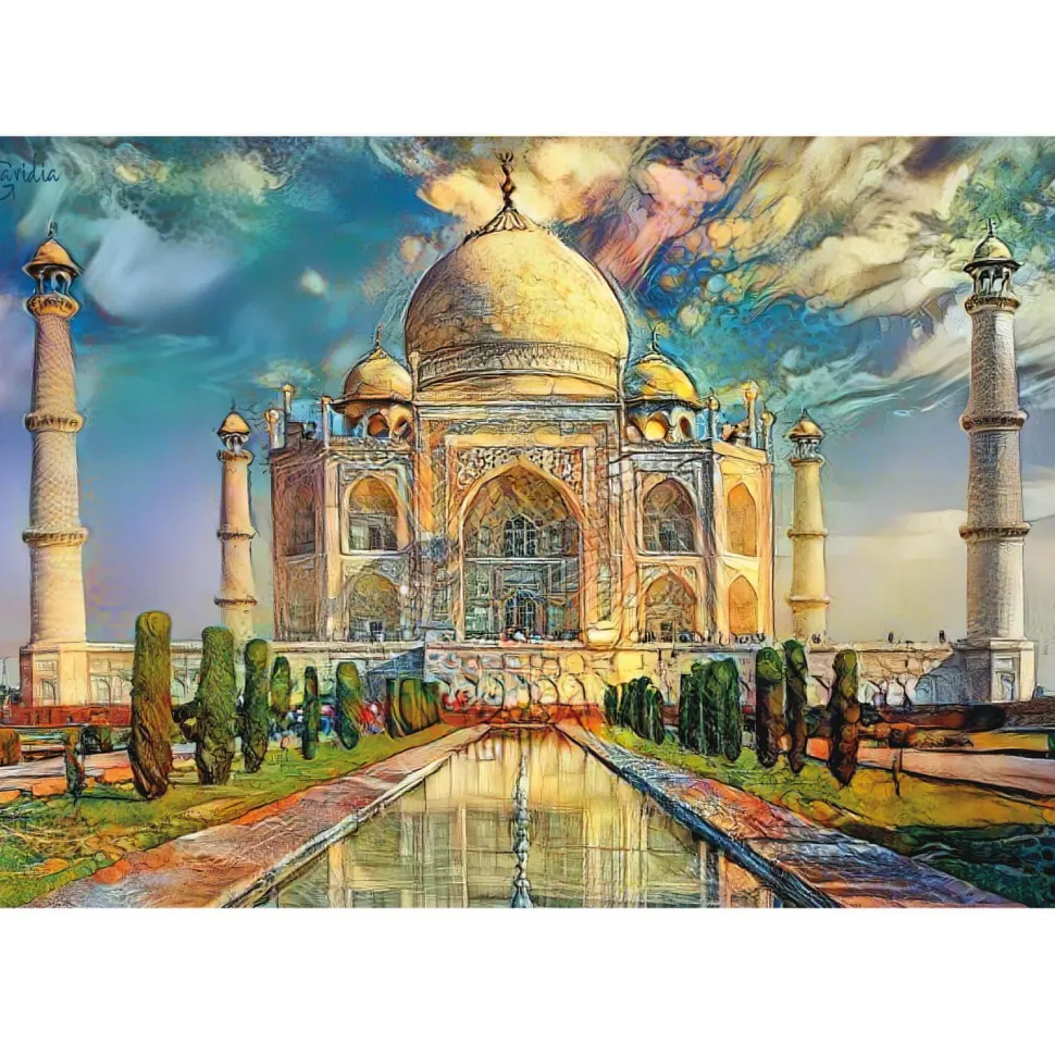 Puzzle 1000 pièces : Taj Mahal - Educa