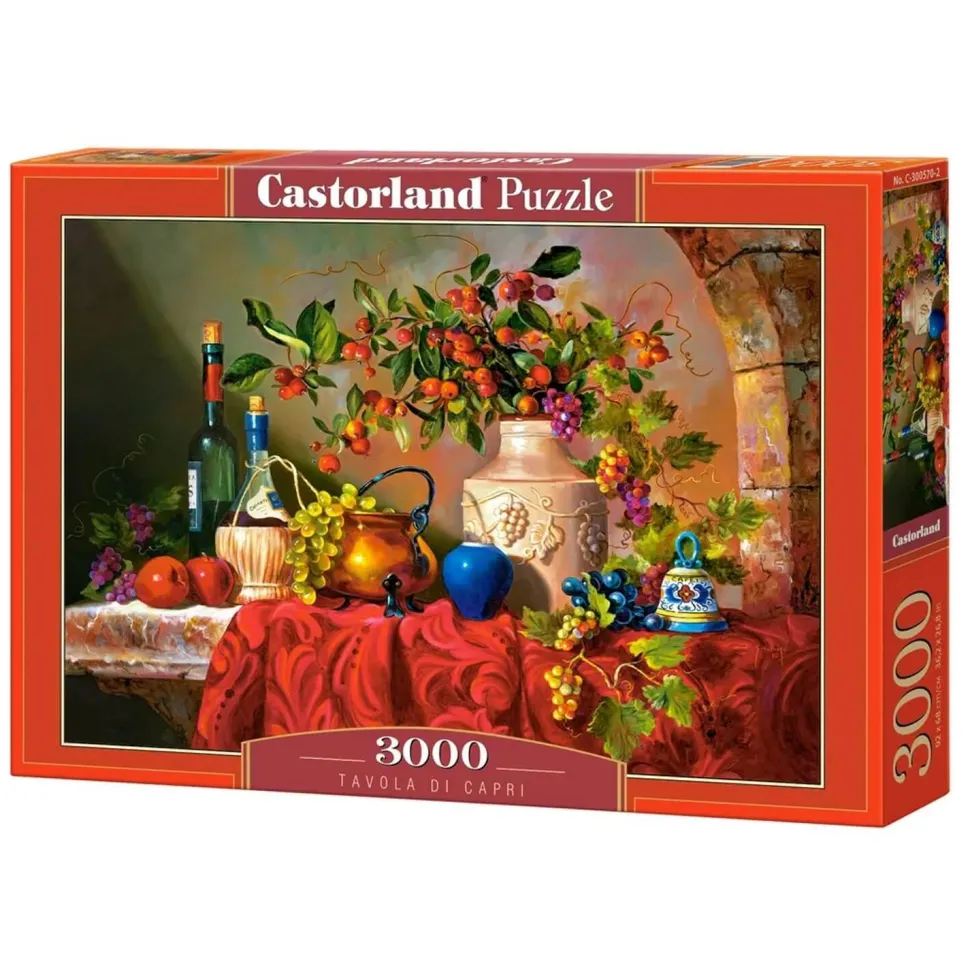 Puzzle 3000 pièces : Tavola di Capri - Castorland