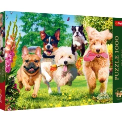 Puzzle 1000 pièces : Tea Time : Voilà les ennuis ! - Trefl