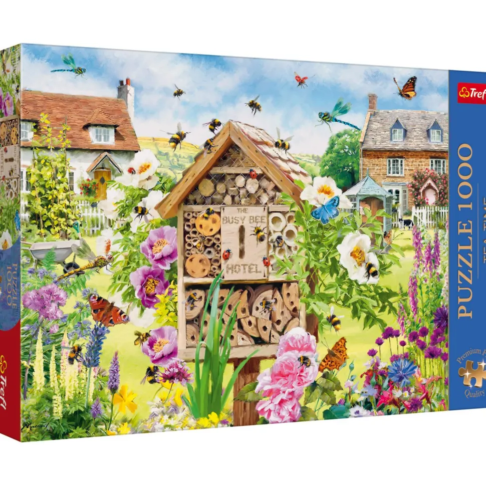 Puzzle 1000 pièces : Tea Time : Un foyer pour les abeilles - Trefl
