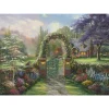 Puzzle 1000 pièces : Thomas Kinkade : Hummingbird Cottage - Schmidt