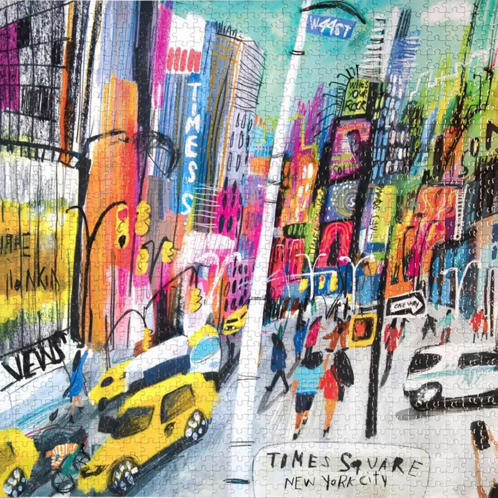 Puzzle 1000 pièces : TIMES SQUARE - Eeboo