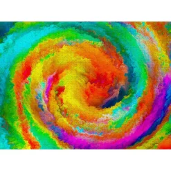 Puzzle 1000 Pièces : Tourbillon Dégradé Coloré - EnjoyPuzzle