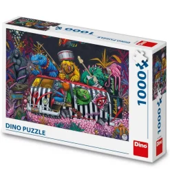 Puzzle 1000 pièces : Tournée des monstres - Dino