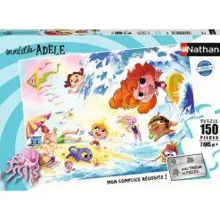 Puzzle 150 pièces : Une journée sensagéniale - Mortelle Adèle - Nathan