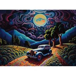 Puzzle 1000 pièces : Une nuit en Transylvanie - Art Puzzle