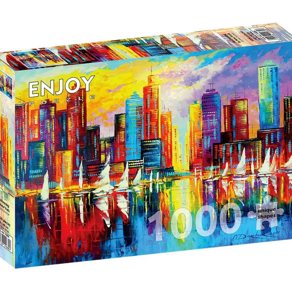 Puzzle 1000 Pièces : Une soirée à New York - EnjoyPuzzle