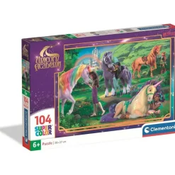 Puzzle 104 pièces : Unicorn Academy - Clementoni