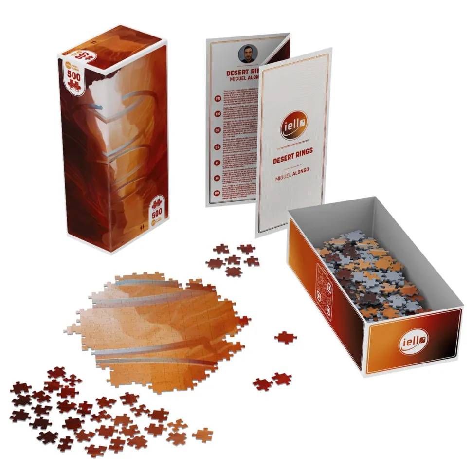 Puzzle 500 pièces : Universe : Desert Rings - Iello