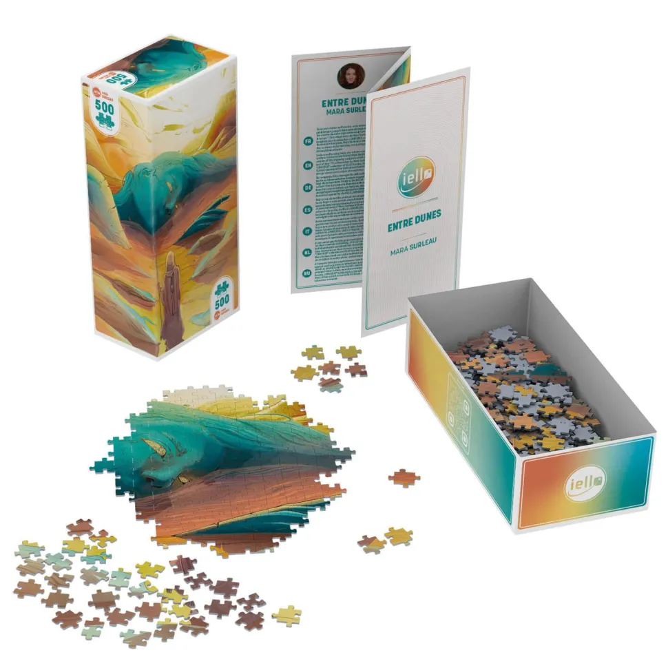 Puzzle 500 pièces : Universe : Entre dunes - Iello