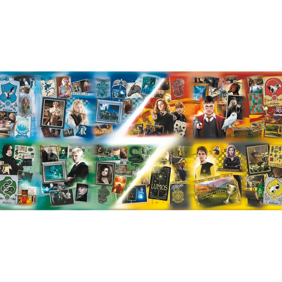 Puzzle 9000 pièces : Unlimited Fit Technology - Harry Potter : Les Maisons de Poudlard - Trefl