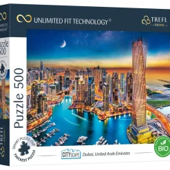 Puzzle 500 pièces : Unlimited Fit Technology : Dubaï, Émirats Arabes Unis - Trefl Prime