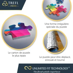 Puzzle 1500 pièces : Unlimited Fit Technology : Réflexion urbaine, Perth, Australie - Trefl Prime