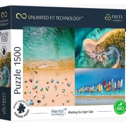 Puzzle 1500 pièces : Unlimited Fit Technology : En attendant la marée haute - Trefl Prime